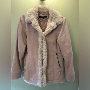 Leather jacket, size L, light pink, Seduction Outerwear Collection